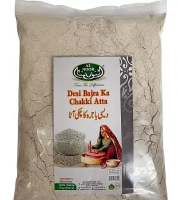 Al Noor Desi Bajra Ka Chakki Atta 1.5 Kg