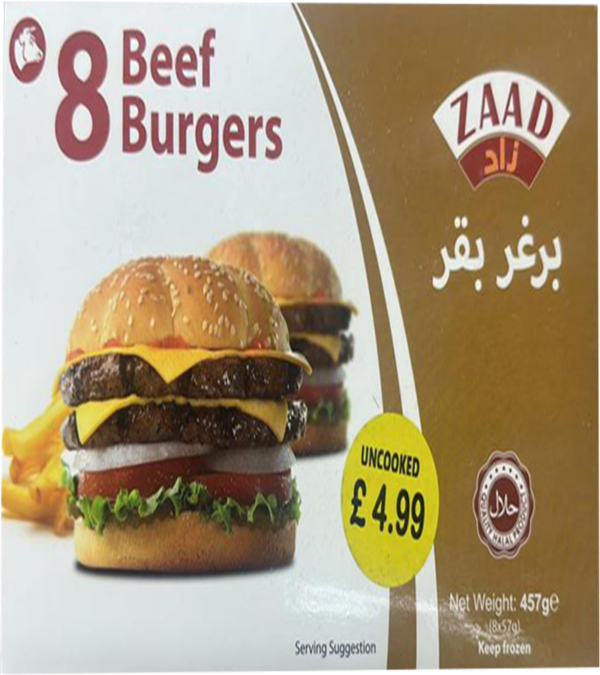Zaad Beef Burgers
