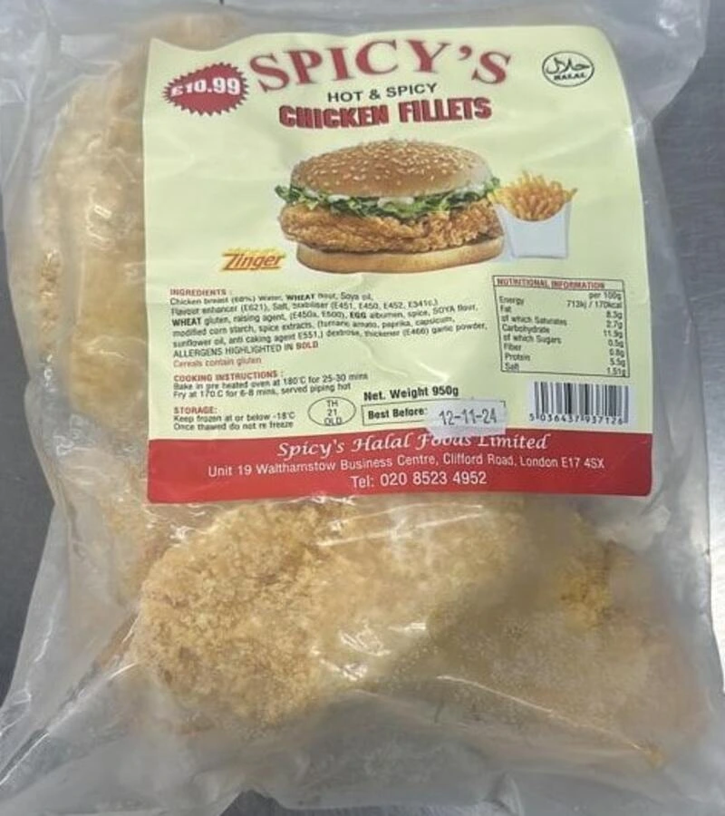 Spicy Chicken Fillet 950g Spicy Chicken Fillet 950g