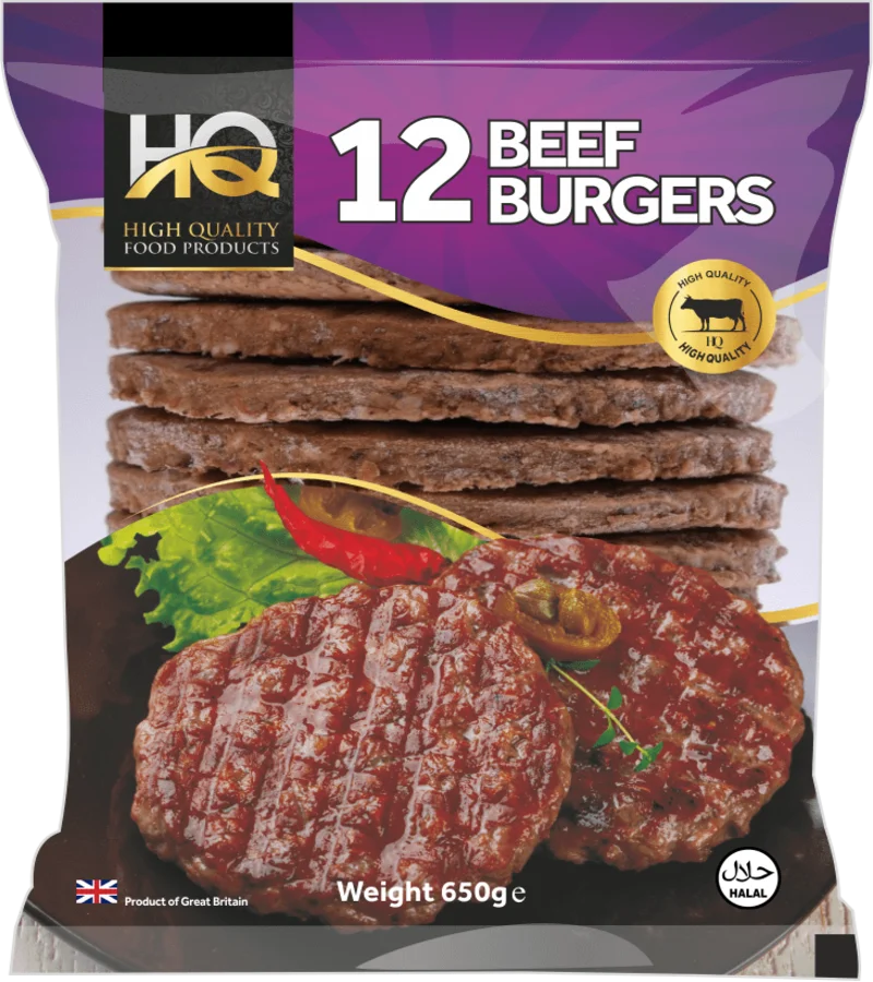 HQ Beef Burger 650g HQ Beef Burger 650g