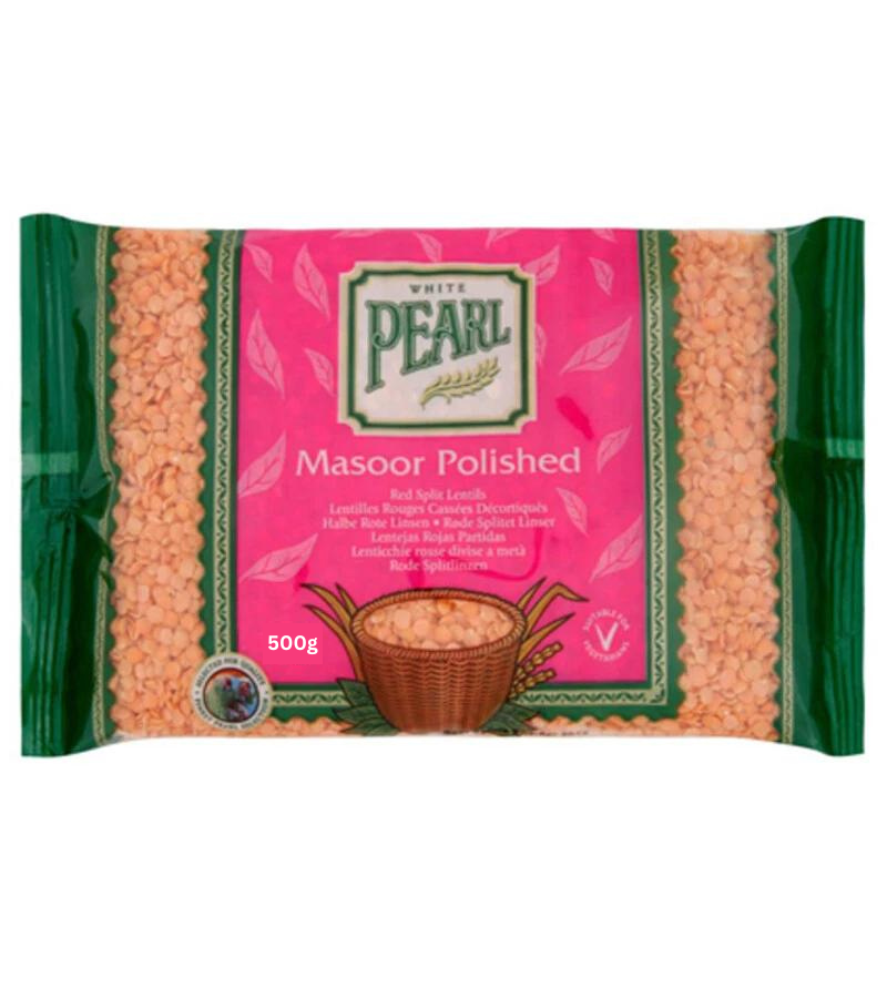 White Pearl Red Split Lentils 500g White Pearl Red Split Lentils 500g
