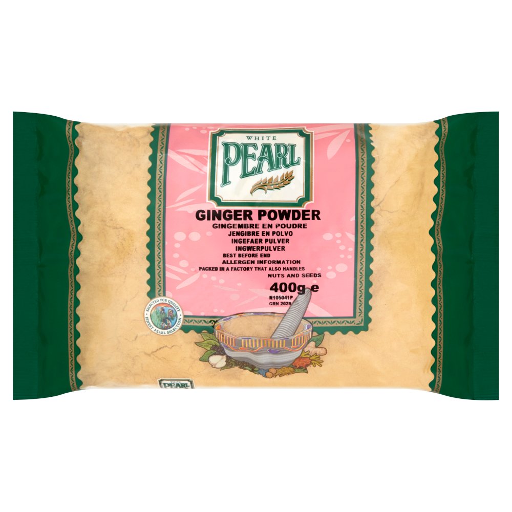 White pearl ginger powder